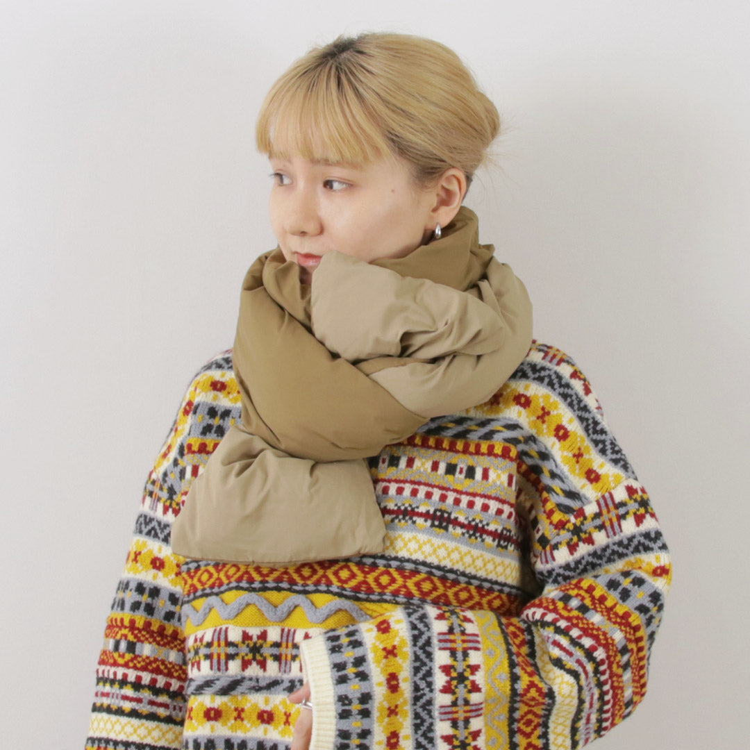 MIFFEW(ミフュー) リバーシブル ダウンマフラー