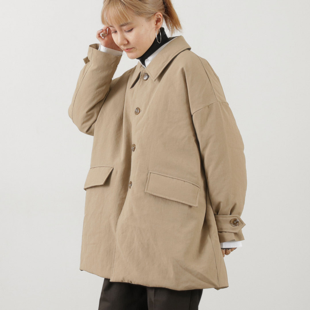 MIFFEW(ミフュー) バルカラー オーバーダウンコート