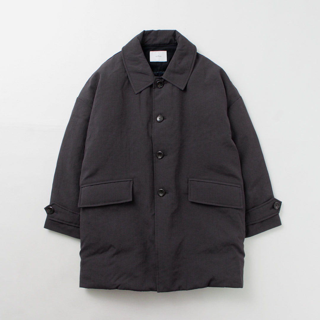 MIFFEW(ミフュー) バルカラー オーバーダウンコート