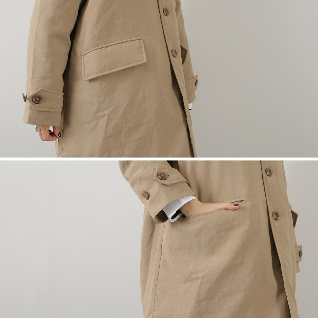 MIFFEW(ミフュー) バルカラー オーバーダウンコート