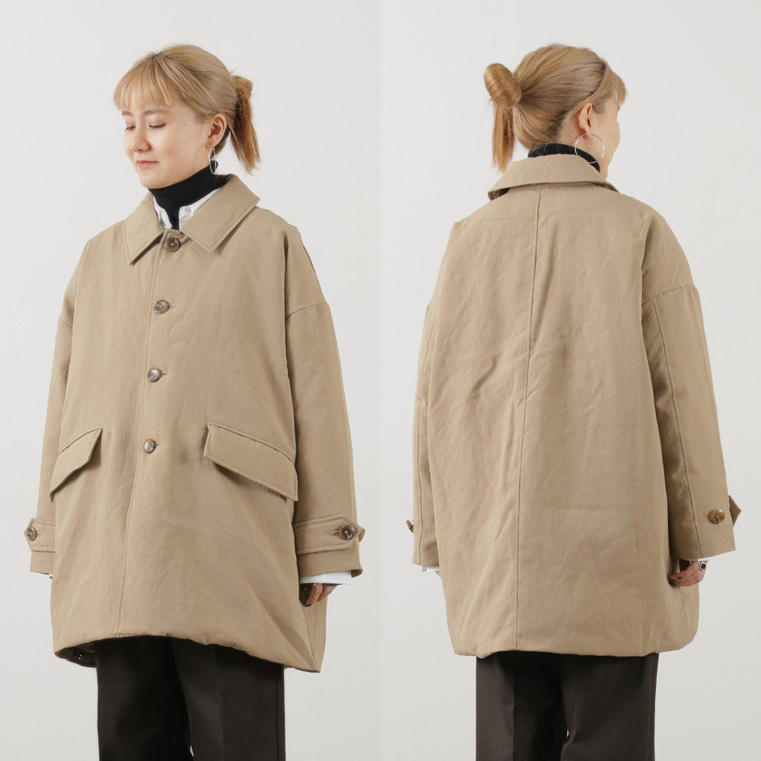 MIFFEW(ミフュー) バルカラー オーバーダウンコート