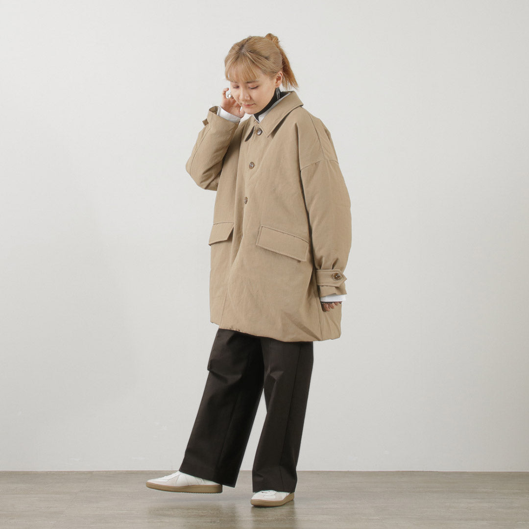 MIFFEW(ミフュー) バルカラー オーバーダウンコート