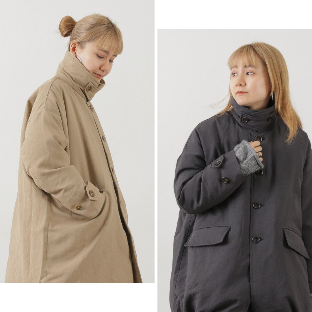 MIFFEW(ミフュー) バルカラー オーバーダウンコート