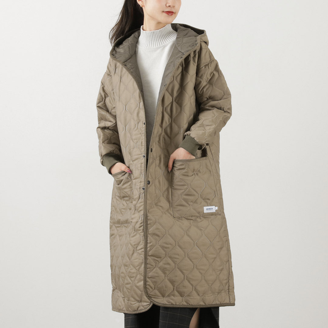 ARMEN(アーメン) オーバーサイズ フーデッド コート
