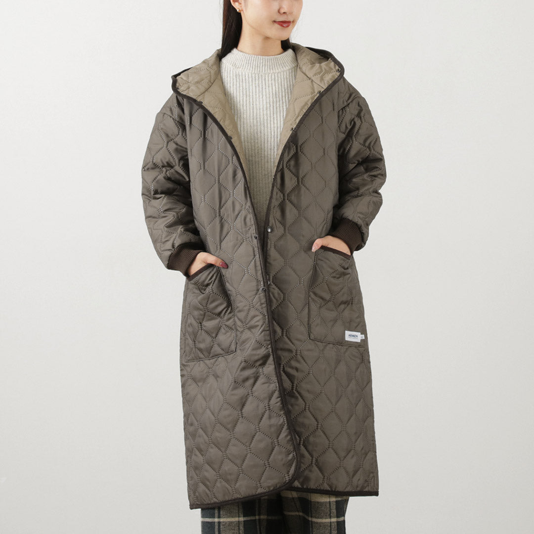 ARMEN(アーメン) オーバーサイズ フーデッド コート