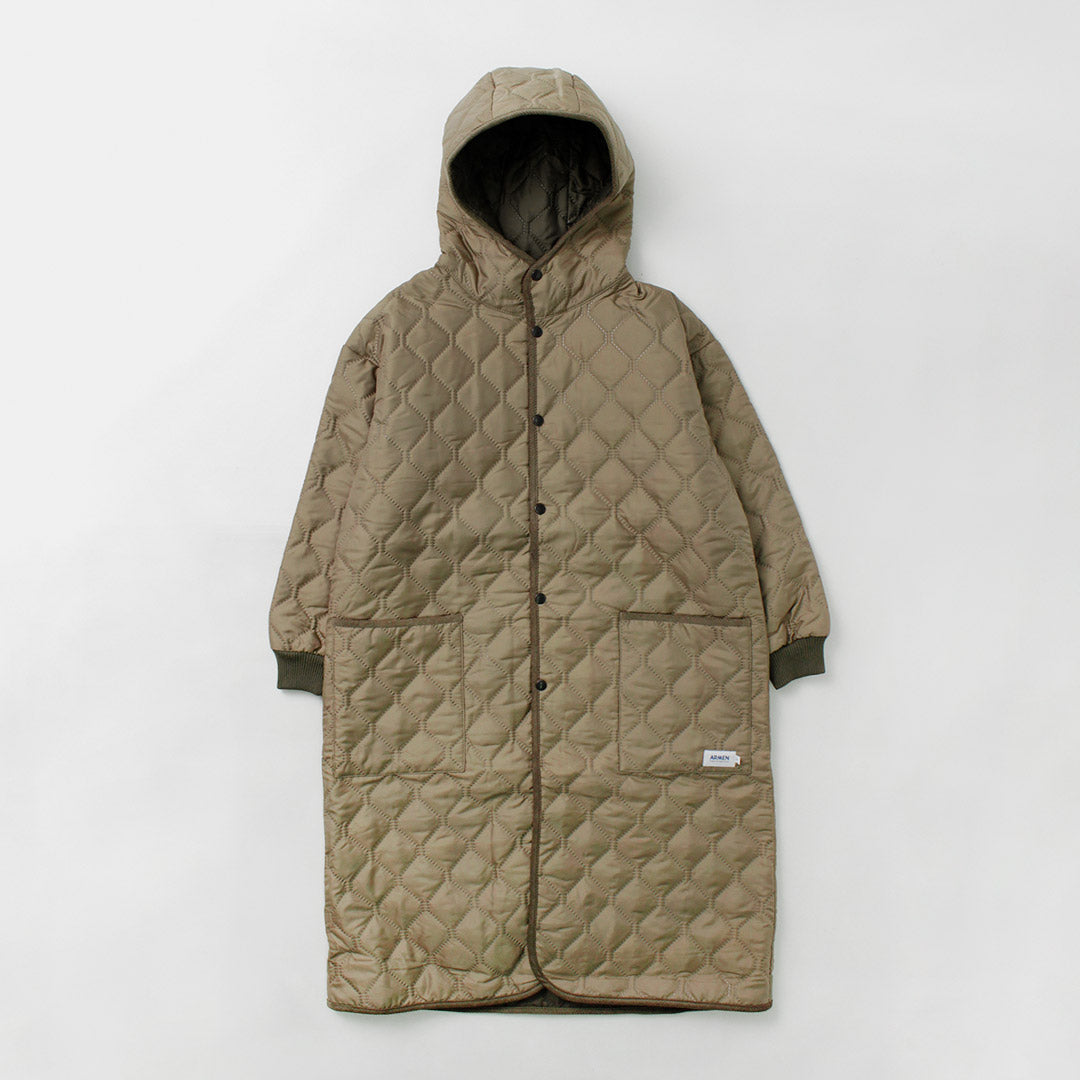 ARMEN(アーメン) オーバーサイズ フーデッド コート