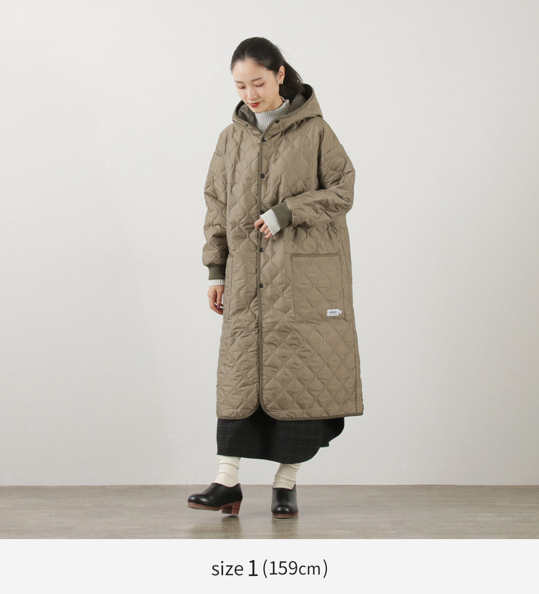 ARMEN(アーメン) オーバーサイズ フーデッド コート