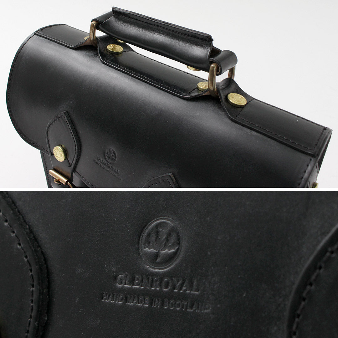 【正規品】GLENROYAL(グレンロイヤル) サッチェル バッグ 9インチ