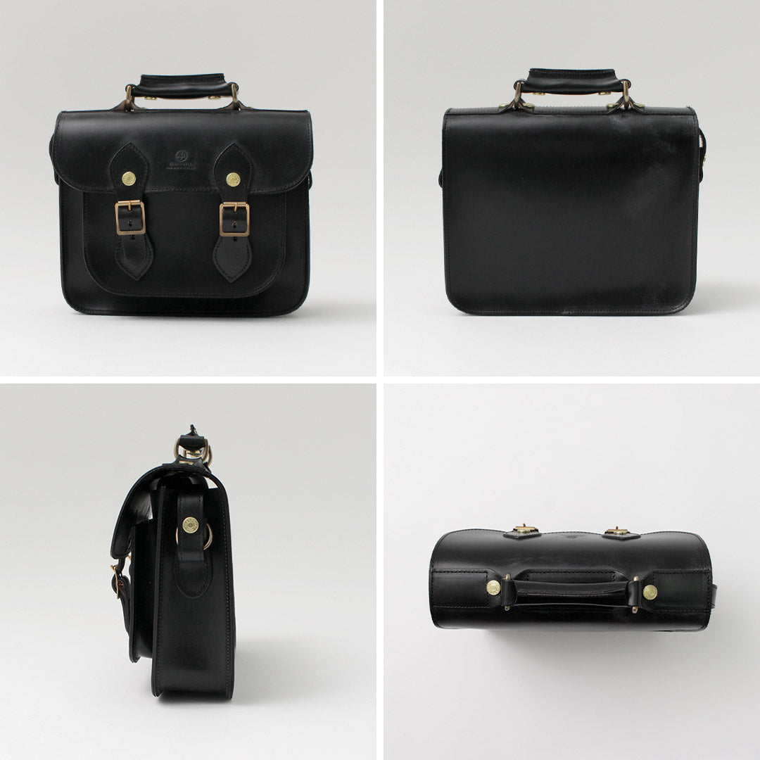 【正規品】GLENROYAL(グレンロイヤル) サッチェル バッグ 9インチ