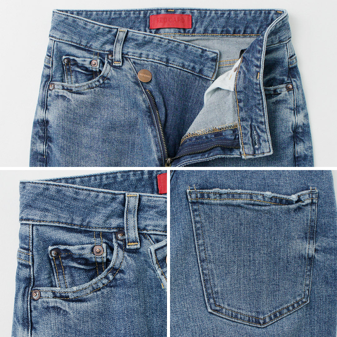 【50%OFF】RED CARD(レッドカード) ディクシー/ワイドロングテーパードデニム