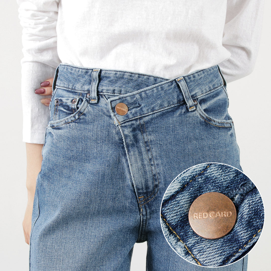 【50%OFF】RED CARD(レッドカード) ディクシー/ワイドロングテーパードデニム