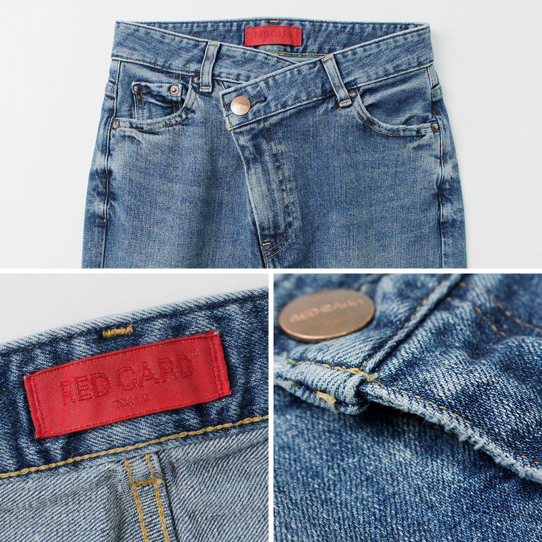 【50%OFF】RED CARD(レッドカード) ディクシー/ワイドロングテーパードデニム