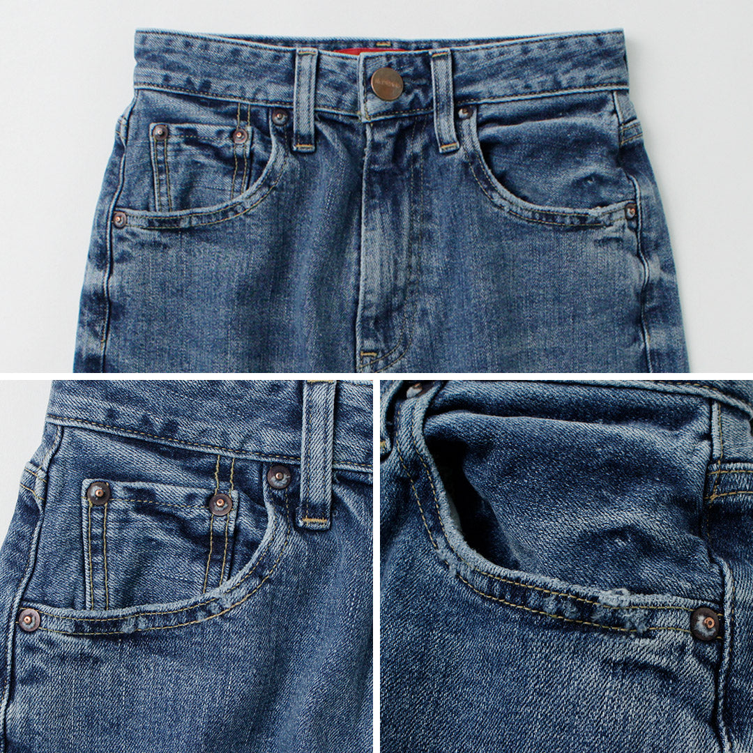 【30%OFF】RED CARD(レッドカード) ワンデイ ルーズ ストレート デニム 2023年モデル