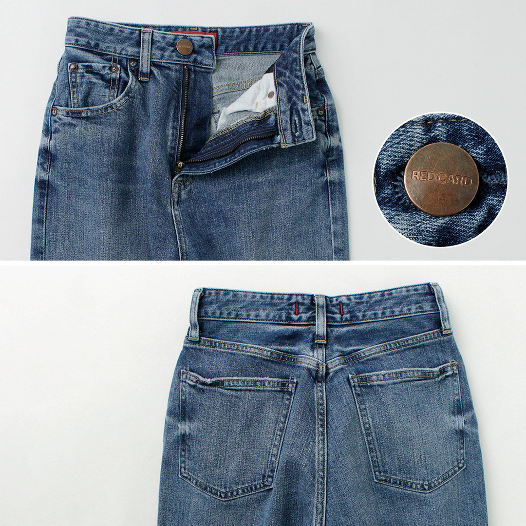 【30%OFF】RED CARD(レッドカード) ワンデイ ルーズ ストレート デニム 2023年モデル
