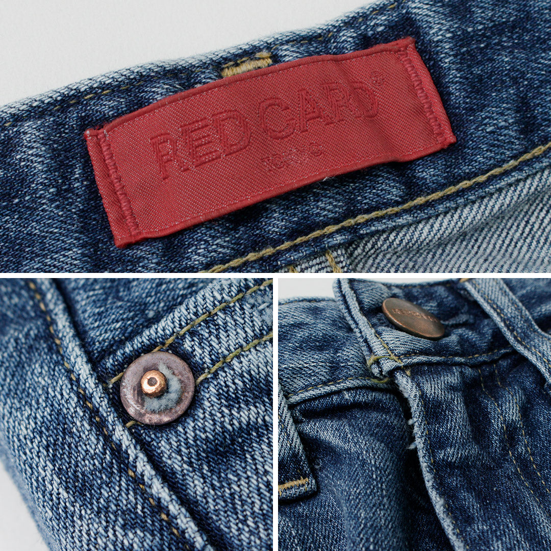【30%OFF】RED CARD(レッドカード) ワンデイ ルーズ ストレート デニム 2023年モデル