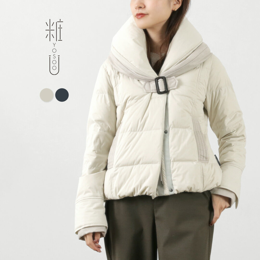 【30%OFF】YOSOOU(ヨソオウ) ツーピースカラー ジャケット