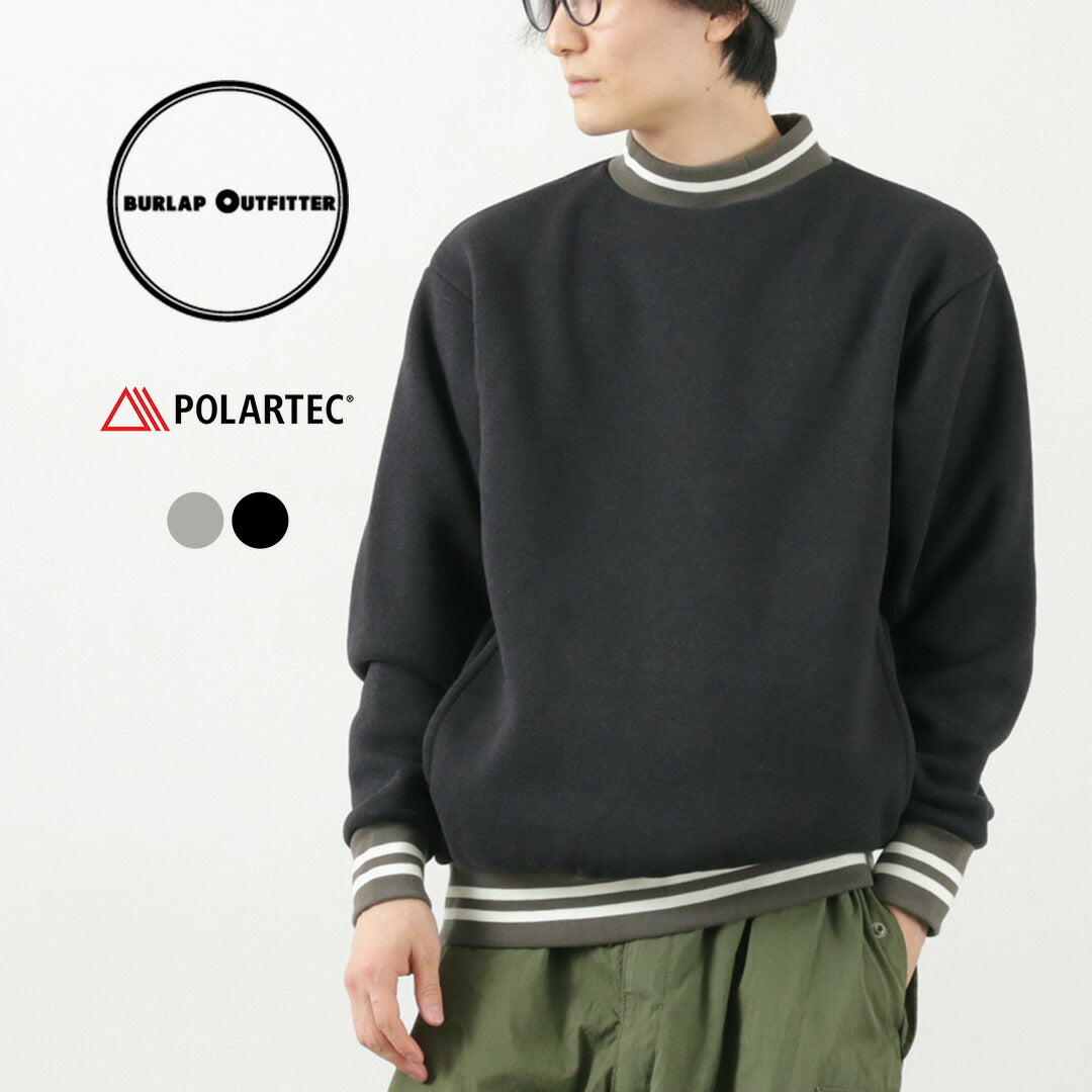 【30%OFF】BURLAP OUTFITTER(バーラップアウトフィッター) ニットフリース モックトップ
