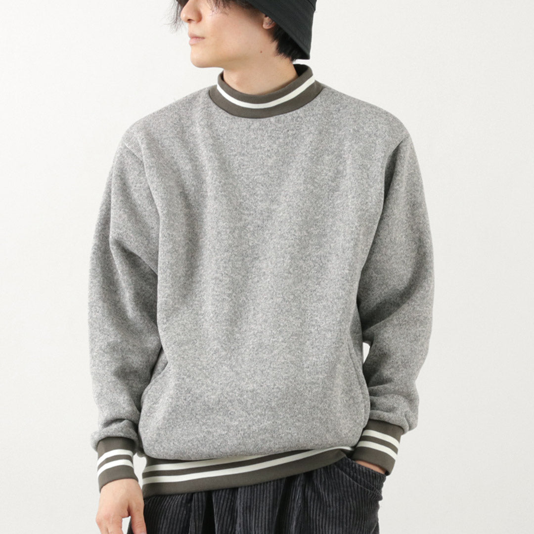 【30%OFF】BURLAP OUTFITTER(バーラップアウトフィッター) ニットフリース モックトップ