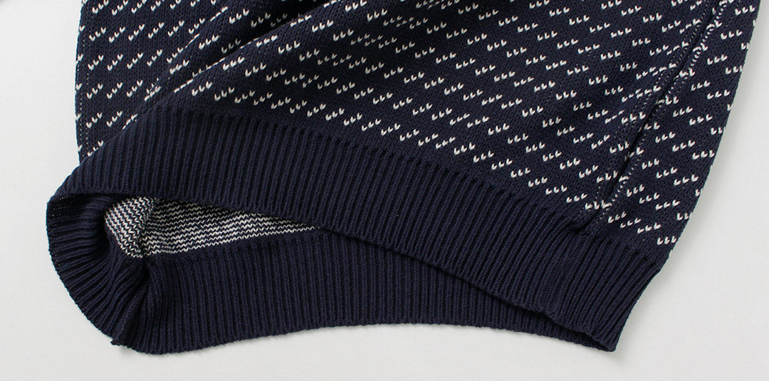 BINGHAMTON KNITTING COMPANY(ビンガムトンニッティングカンパニー) バーズアイ クルーニット