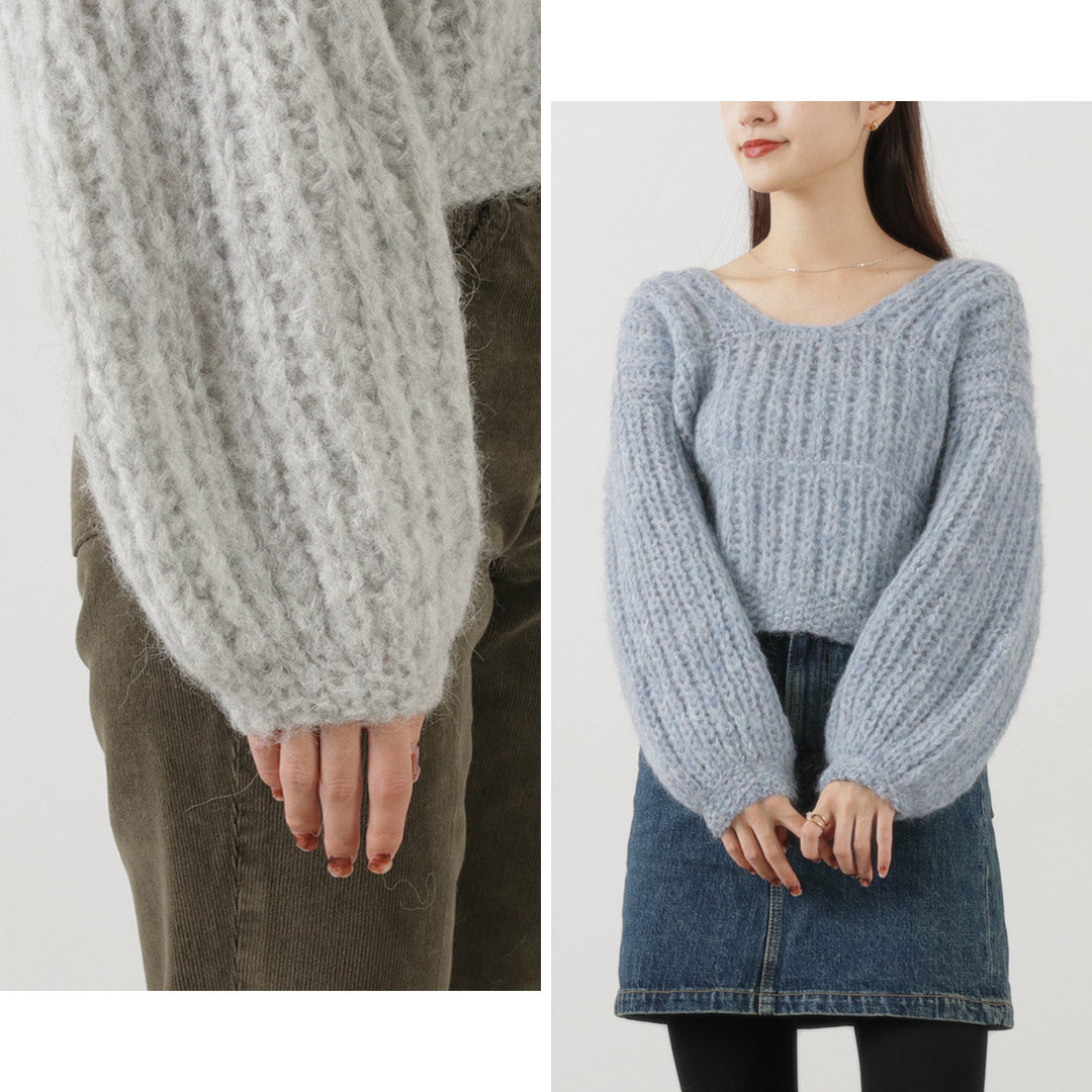 【30%OFF】MICHELE&HOVEN(ミシェルアンドホーヴン) ノラ クロップドニット