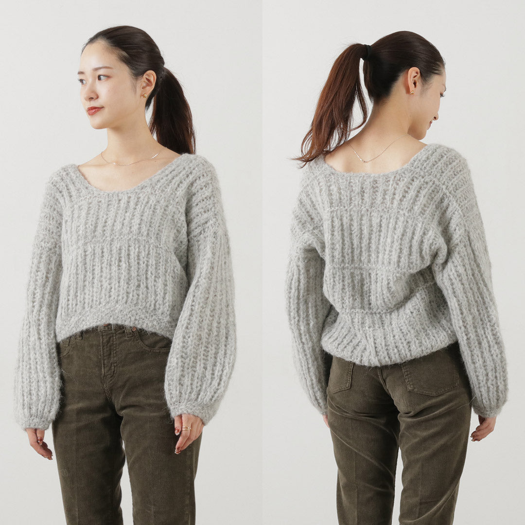 【30%OFF】MICHELE&HOVEN(ミシェルアンドホーヴン) ノラ クロップドニット