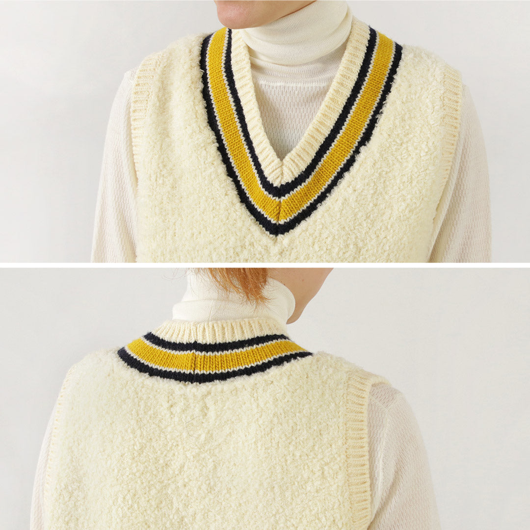 【50%OFF】COOHEM(コーヘン) ウールフリース チルデン ニット