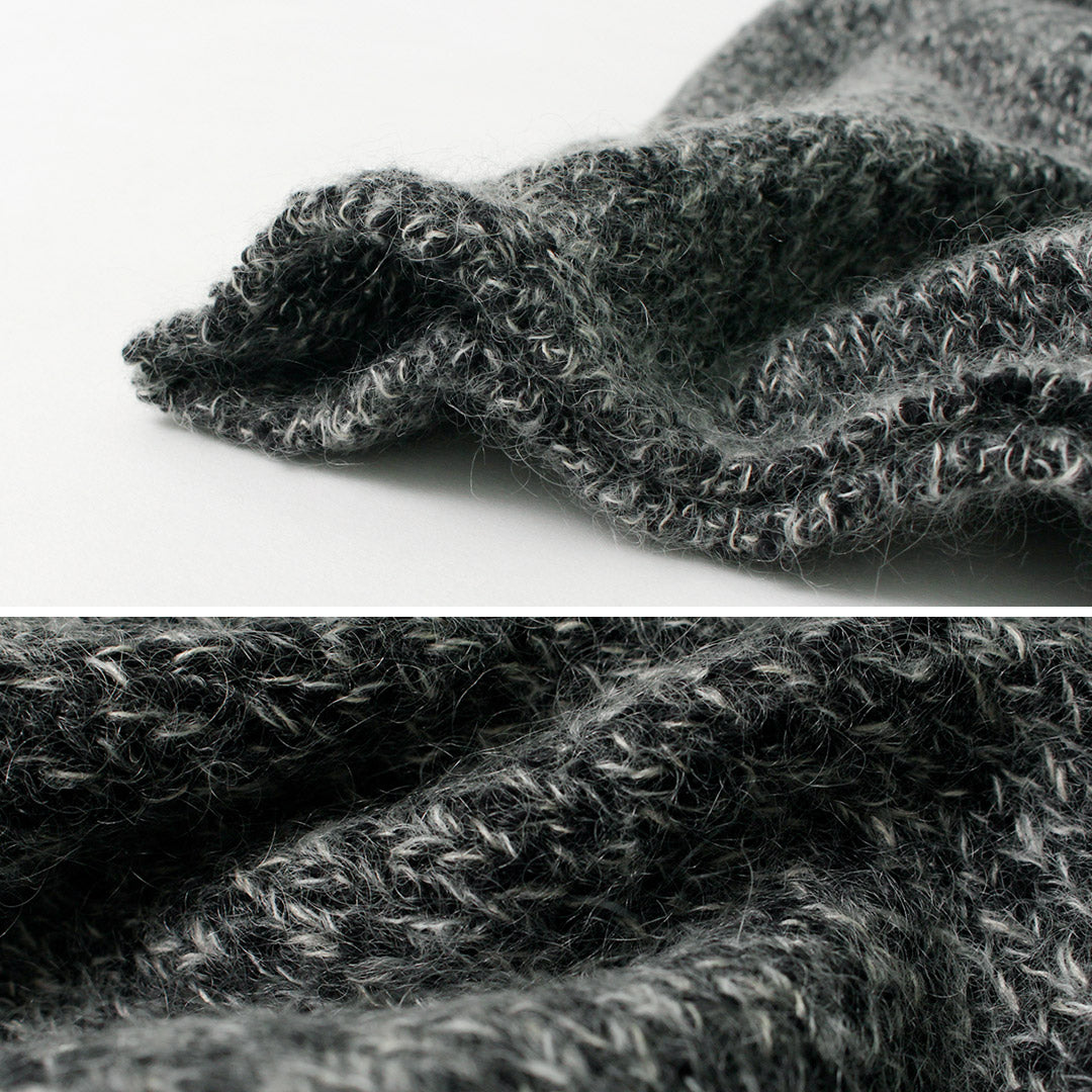 COOHEM(コーヘン) シルクモヘア メランジ ニット プルオーバー