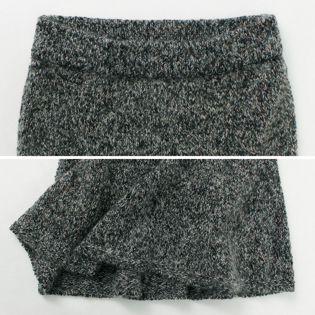 COOHEM(コーヘン) シルクモヘア メランジ ニット スカート