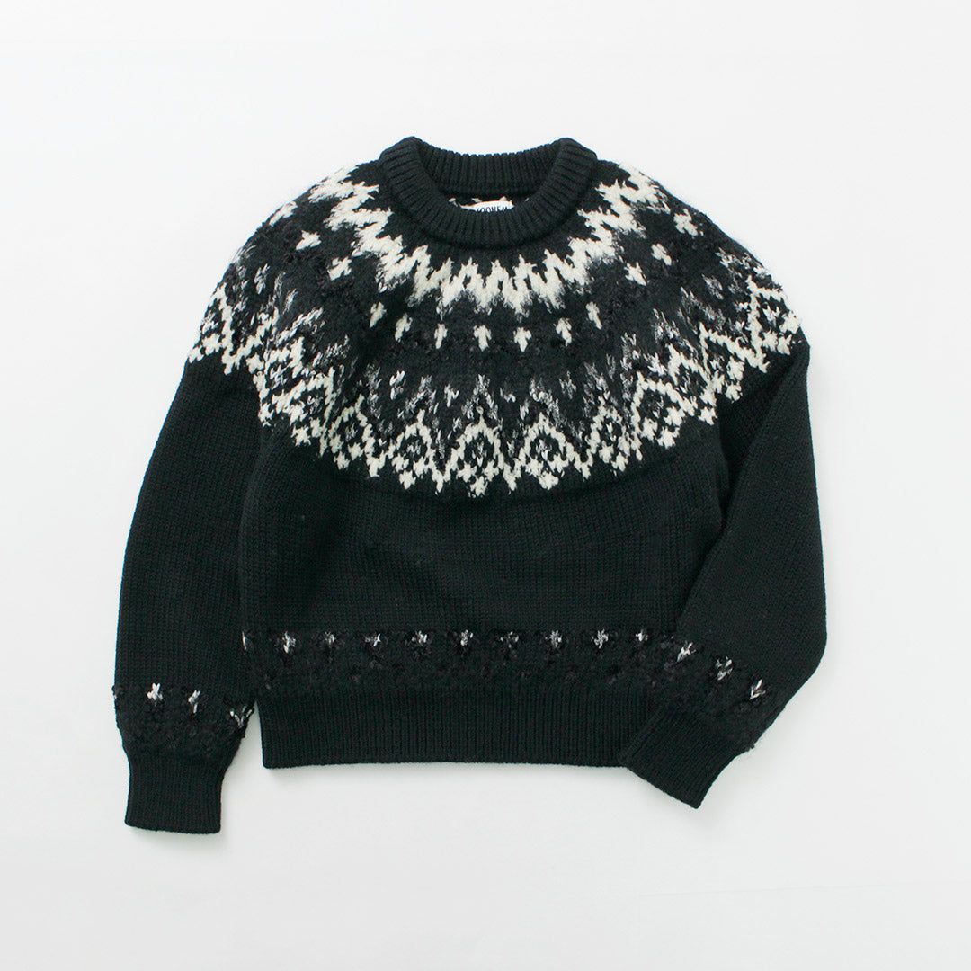 COOHEM(コーヘン) ノルディックニット プルオーバー