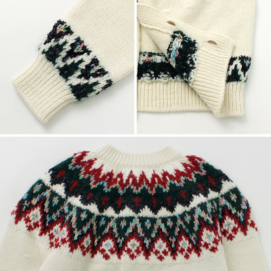 COOHEM(コーヘン) ノルディックニット カーディガン