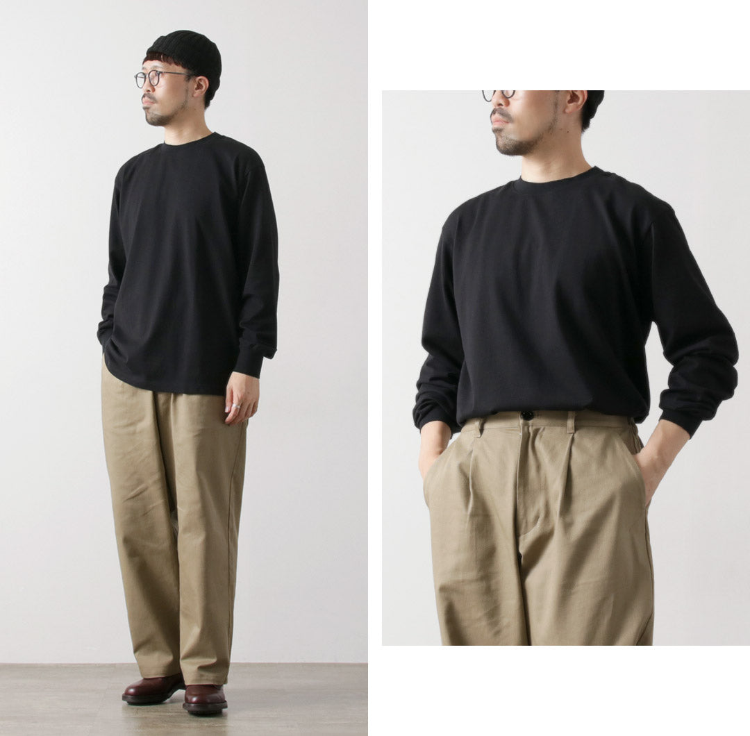 YONETOMI NEW BASIC(ヨネトミニューベーシック) ニューベーシック Tシャツ ロングスリーブ