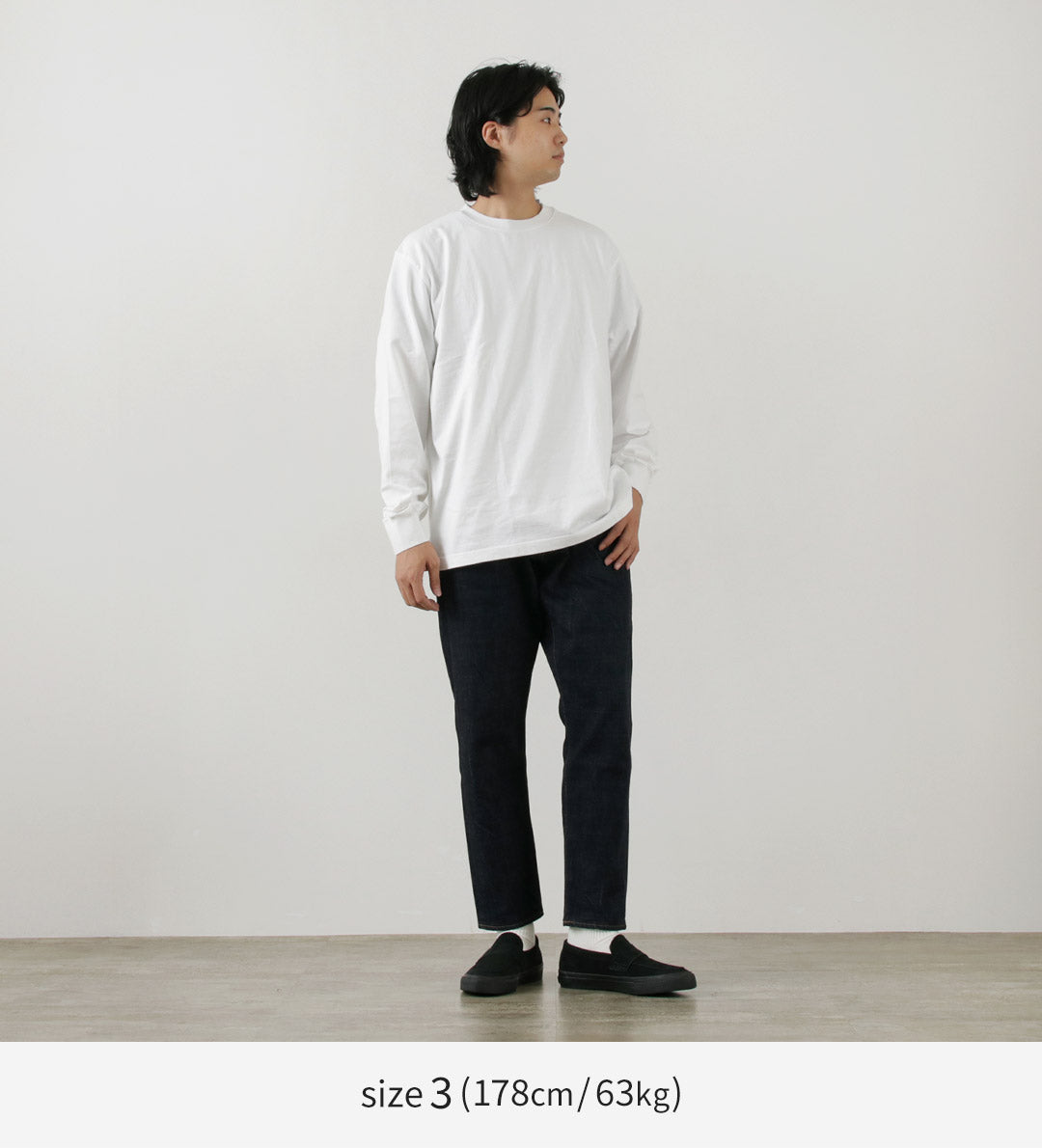 YONETOMI NEW BASIC(ヨネトミニューベーシック) ニューベーシック Tシャツ ロングスリーブ