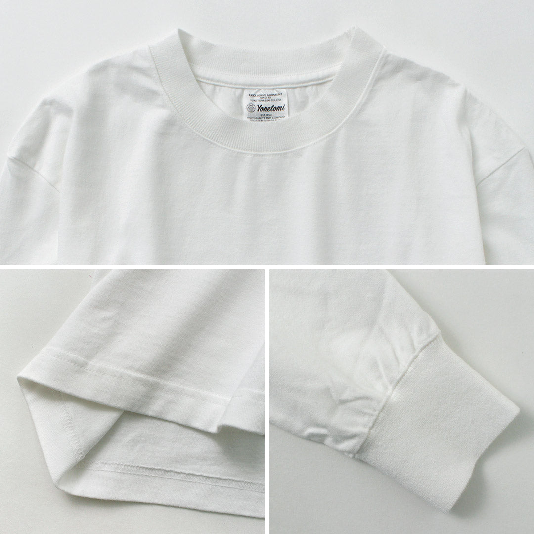 YONETOMI NEW BASIC(ヨネトミニューベーシック) ニューベーシック Tシャツ ロングスリーブ