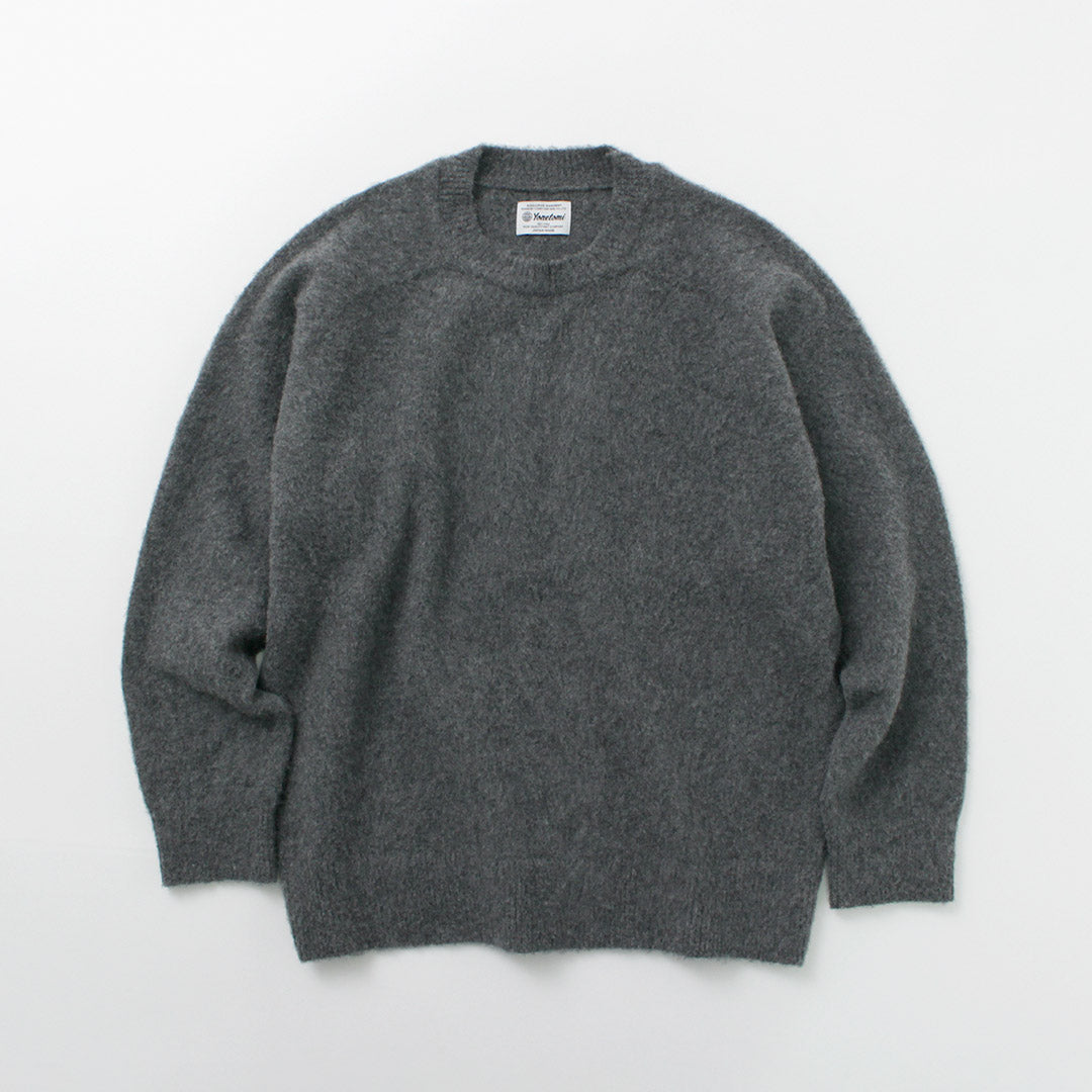 【20%OFF】YONETOMI NEW BASIC(ヨネトミニューベーシック) サークルニット プルオーバー