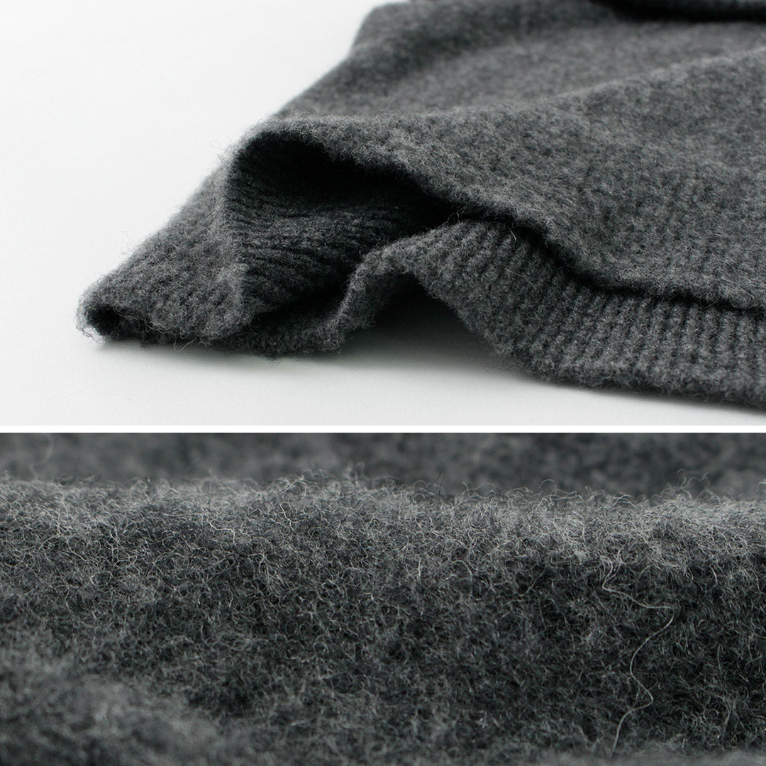 【20%OFF】YONETOMI NEW BASIC(ヨネトミニューベーシック) サークルニット プルオーバー