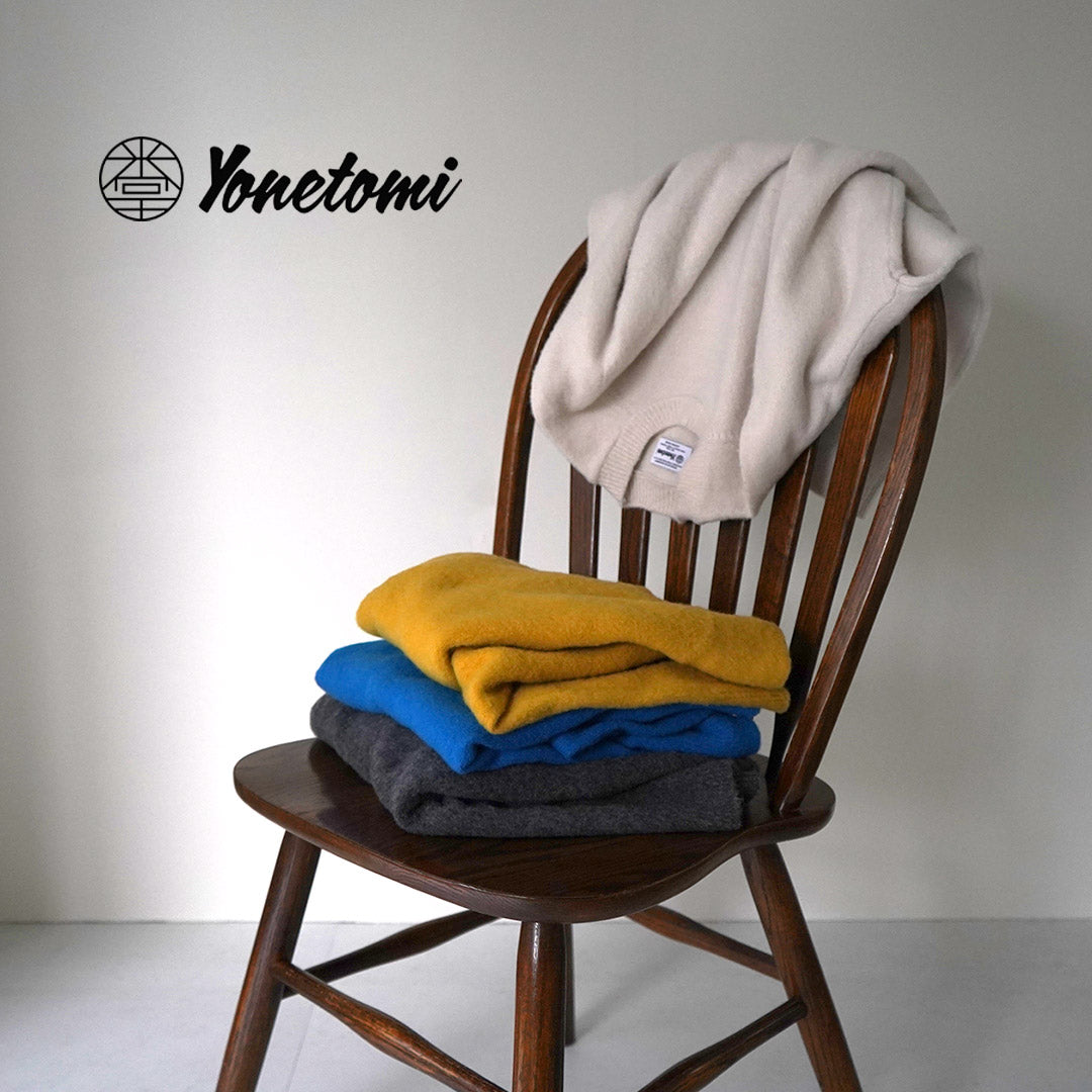 【20%OFF】YONETOMI NEW BASIC(ヨネトミニューベーシック) サークルニット プルオーバー
