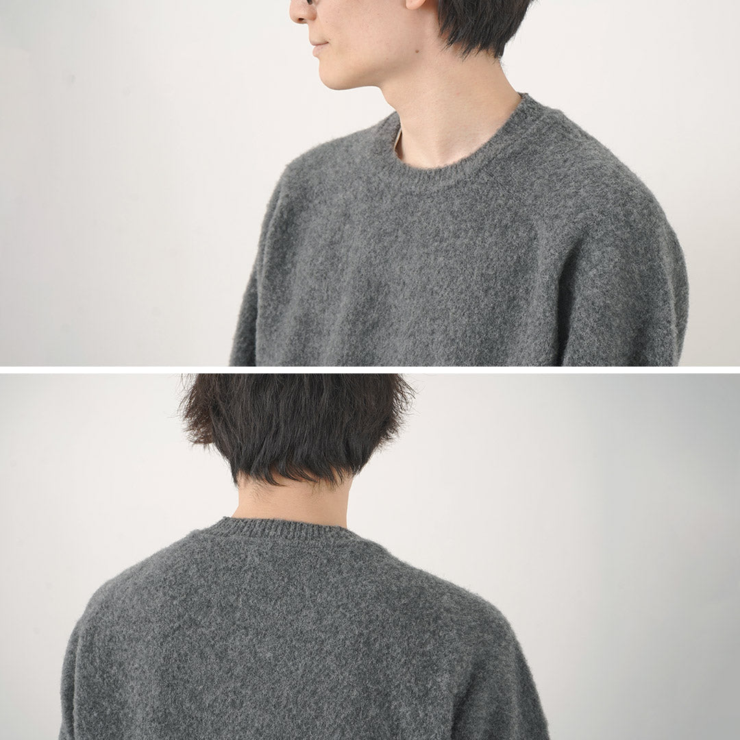 【20%OFF】YONETOMI NEW BASIC(ヨネトミニューベーシック) サークルニット プルオーバー