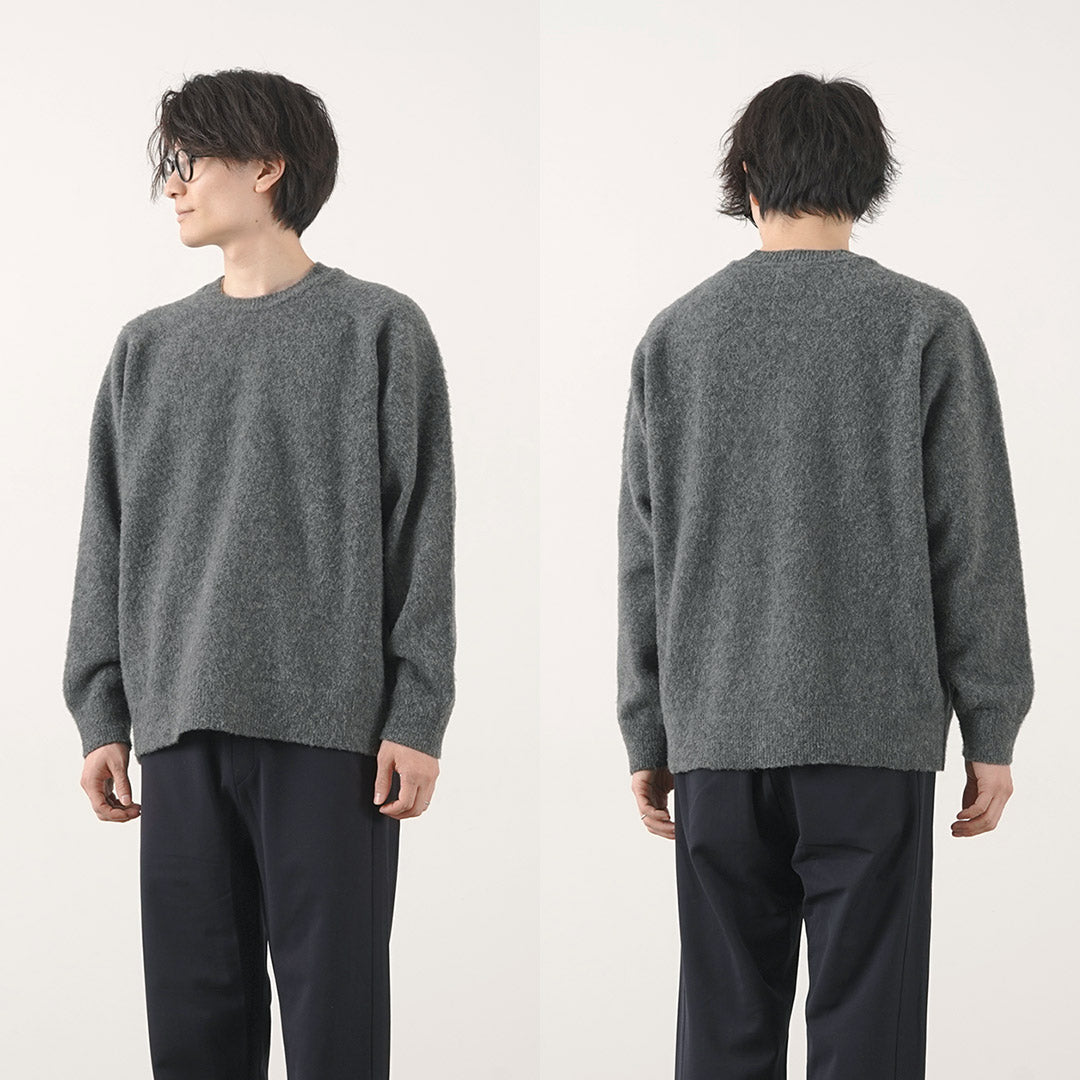 【20%OFF】YONETOMI NEW BASIC(ヨネトミニューベーシック) サークルニット プルオーバー