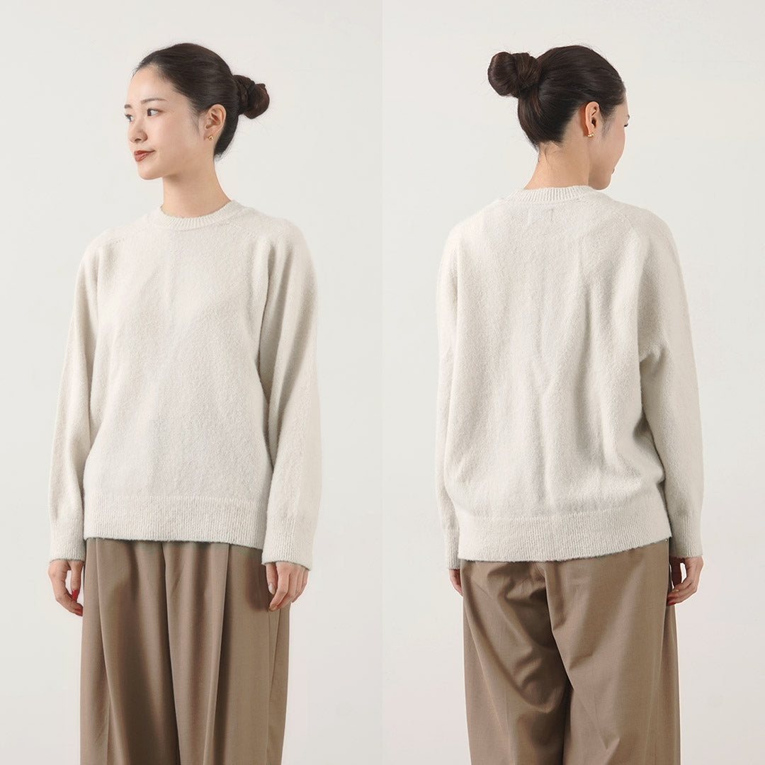 【20%OFF】YONETOMI NEW BASIC(ヨネトミニューベーシック) サークルニット プルオーバー