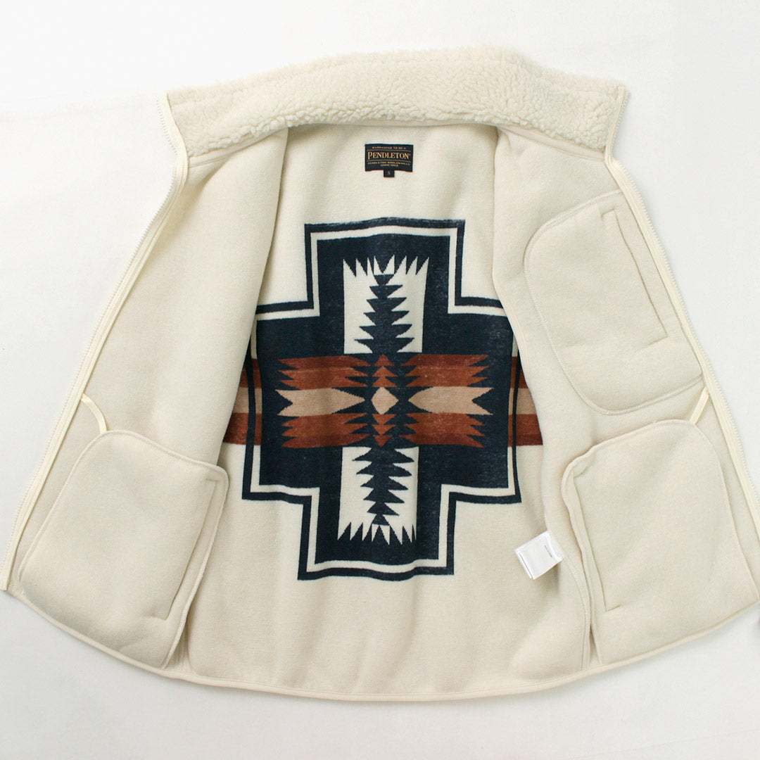 【20%OFF】PENDLETON(ペンドルトン) ボア スタンドベスト 2024年モデル