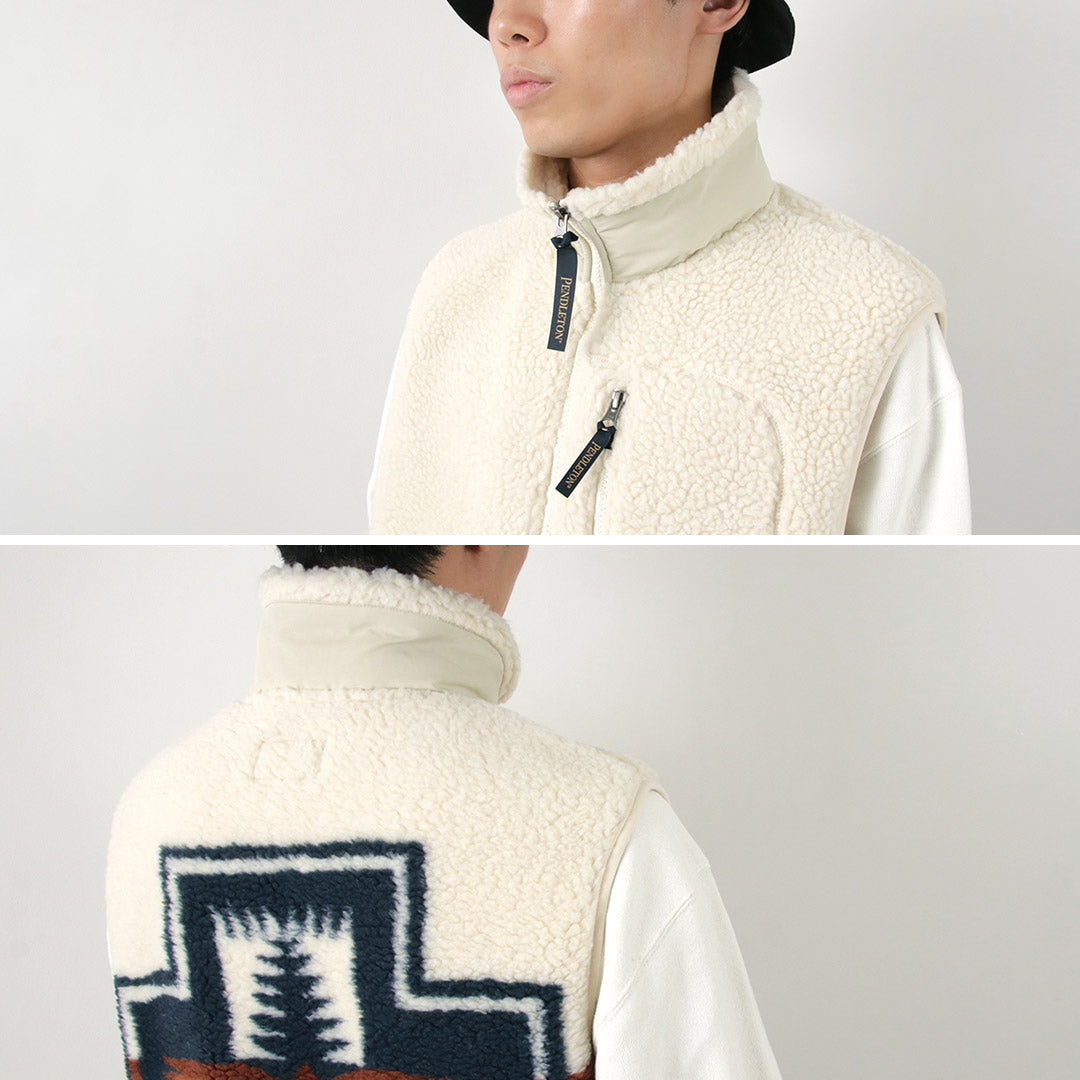 【20%OFF】PENDLETON(ペンドルトン) ボア スタンドベスト 2024年モデル