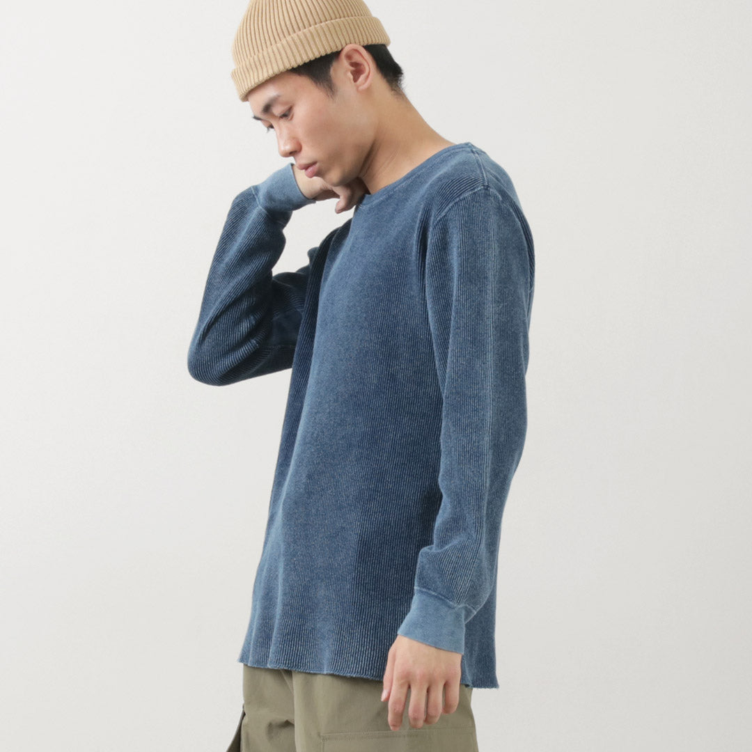 GOOD ON(グッドオン) インディゴ ロングスリーブ サーマルTシャツ