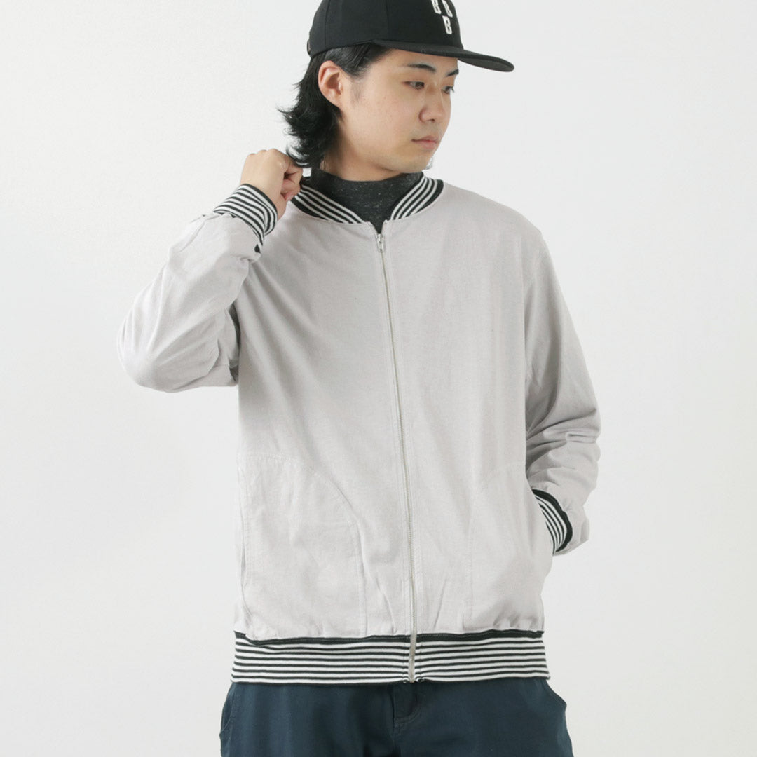 GOOD ON(グッドオン) ストライプリブ TEE トラックジャケット
