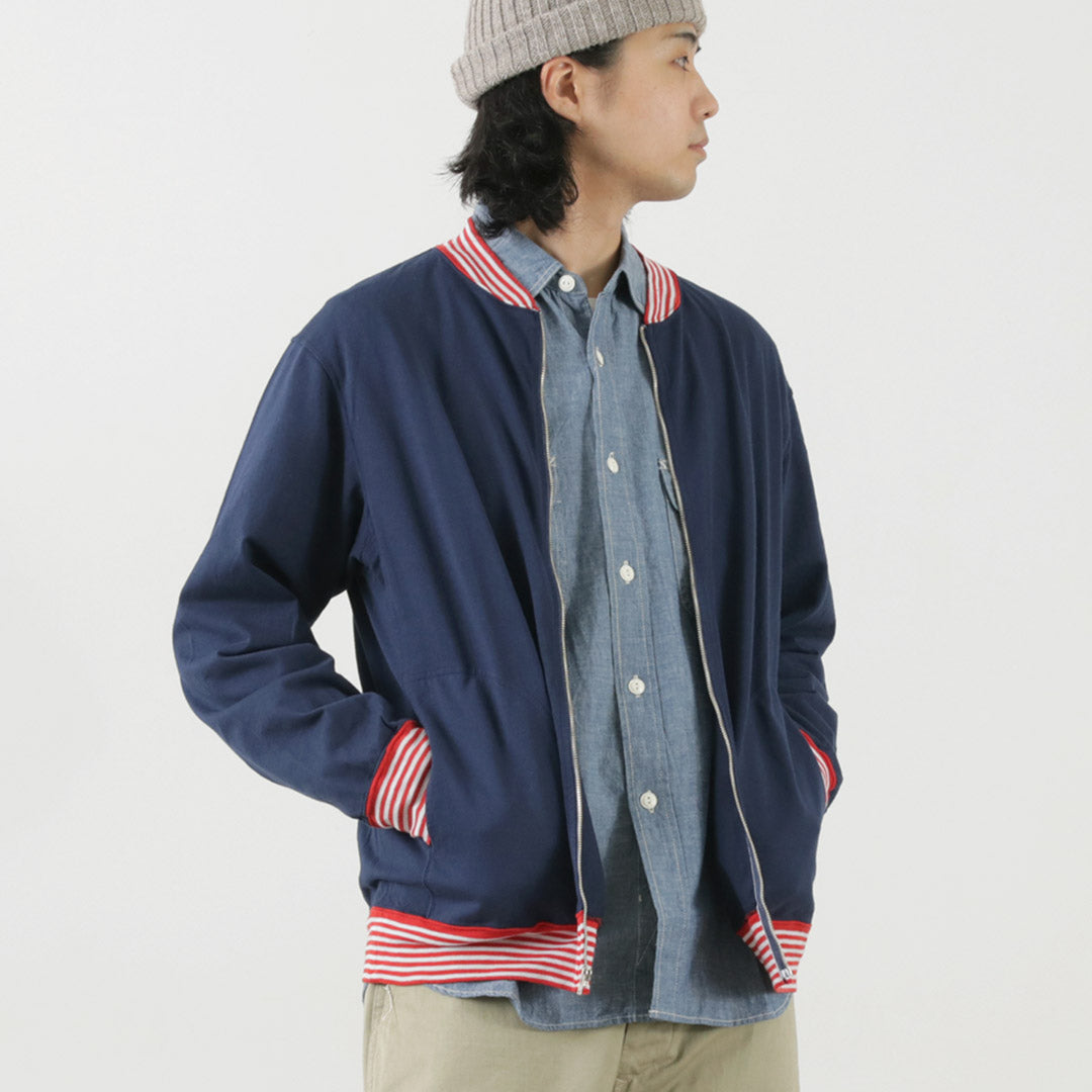 GOOD ON(グッドオン) ストライプリブ TEE トラックジャケット