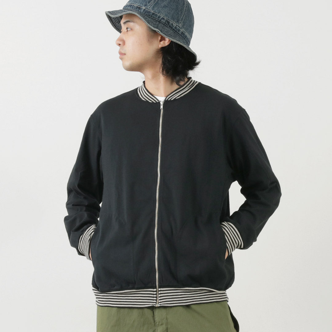GOOD ON(グッドオン) ストライプリブ TEE トラックジャケット