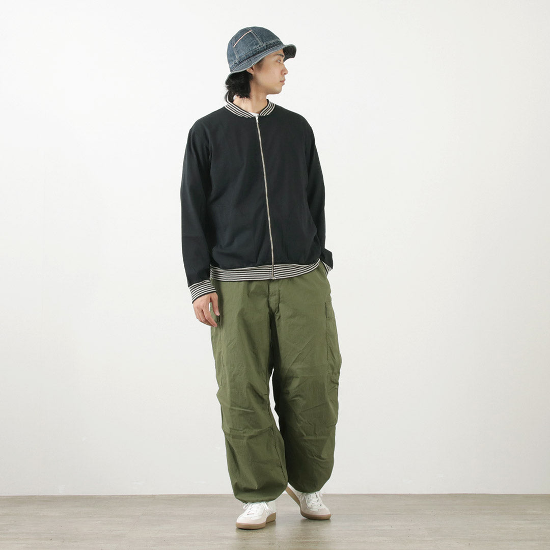 GOOD ON(グッドオン) ストライプリブ TEE トラックジャケット