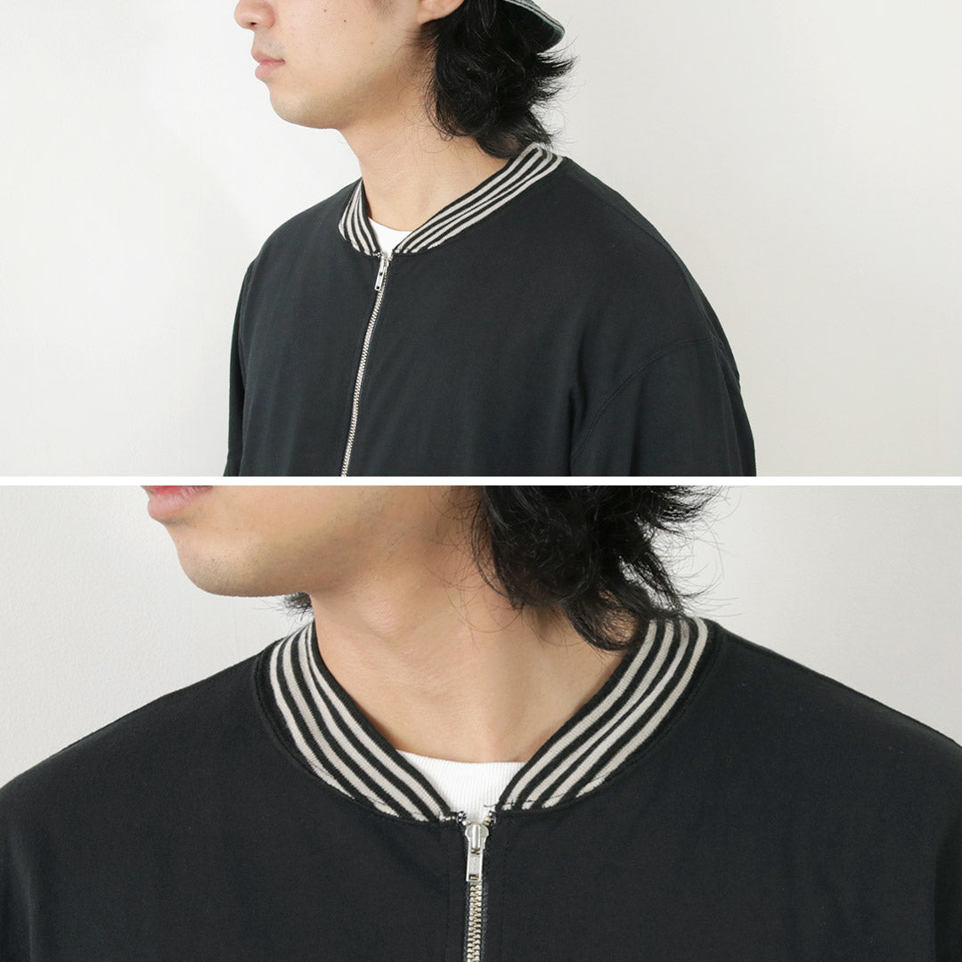 GOOD ON(グッドオン) ストライプリブ TEE トラックジャケット