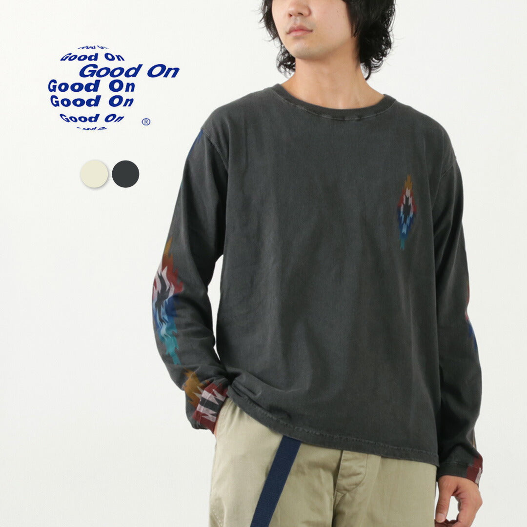 【30%OFF】GOOD ON(グッドオン) チマヨ ロングスリーブ クルーTシャツ