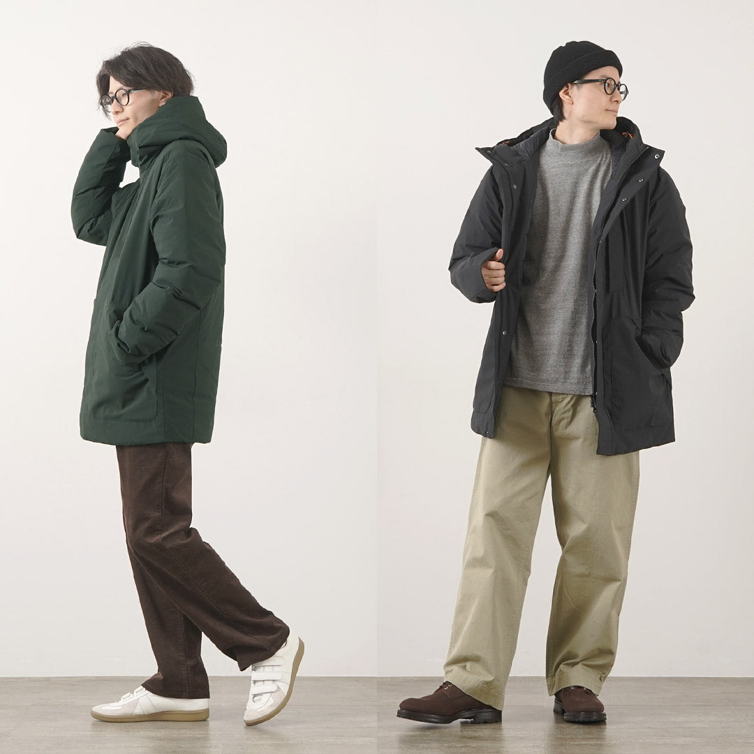 【30%OFF】SAVE THE DUCK(セーブザダック) フィリス シンセティックダウン フード ミドルジャケット