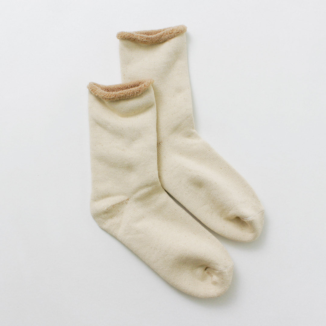 ROTOTO(ロトト) ダブルフェイス コージー スリーピングソックス エクストラファインメリノ